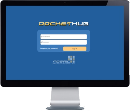 DocketHUB screen